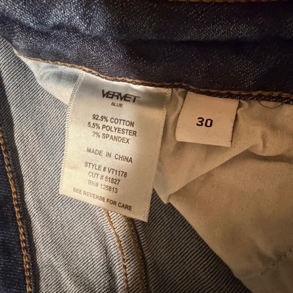 Women’s Vervet Jeans - SZ 30 - $20 - Picture 2 of 3